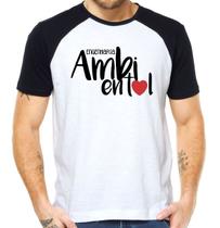 Camiseta engenharia ambiental curso faculdade formatura