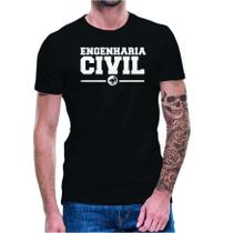 Camiseta Engenharia Civil Camisa Engenheiro Curso Profissão Faculdade