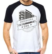 Camiseta engenharia civil curso faculdade formatura camisa