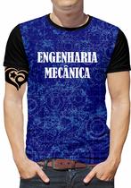 Camiseta Engenharia Mecânica Masculina Engenheiro Blusa - Alemark