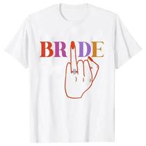 Camiseta Engraçada para Despedida de Solteira - Modelo Colorido para Noivas