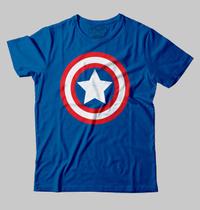 Camiseta Escudo do Capitão América - Véi Nerd