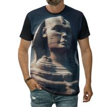 Camiseta Esfinge De Gizé Rio Nilo Egito Faraó Quéfren