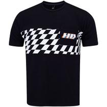 Camiseta Especial Masculina Estampada Preta 6818A - HD