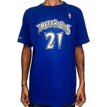 Camiseta Especial Mitchell &amp Ness Timberwolves Azul M896A