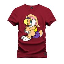 Camiseta Especial Plus Size Premium Estampada Lola Bunny