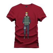 Camiseta Especial Plus Size Premium Estampada Naruto