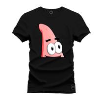 Camiseta Especial Plus Size Premium Estampada Patrick