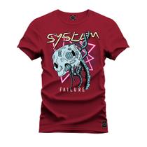 Camiseta Especial Plus Size Premium Estampada Sylesm