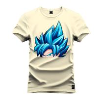 Camiseta Especial Plus Size Premium Estampada Vegeta