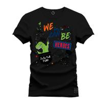 Camiseta Especial Plus Size Premium Estampada We Can Be