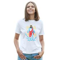 Camiseta Espírito Santo Jesus De Nazaré Camisa Personalizada Blusa Adulto Algodão com Poliéster Camiseta Espírito Santo Jesus De Nazaré Camisa Personalizada Blusa Adulto Algodão com Poliéster