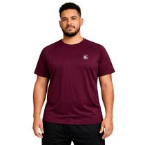 Camiseta Esporte Legal Move Plus Size Masculina - Bordô G1