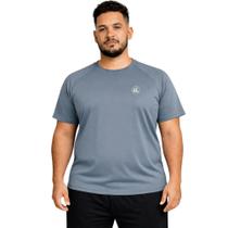 Camiseta Esporte Legal Move Plus Size Masculina - Cinza G2