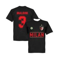 Camiseta Esportiva 3D Digital Print Milan Maldini Para Homens, Mulheres E Crianças, Top Solto E Camiseta Esportiva 3D Digital Print Milan Maldini Para Homens, Mulheres E Crianças, Top Solto E