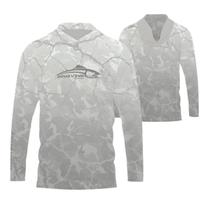 Camiseta Esportiva Com Capuz Lake Patrol Água Viva Fishing Pesca FPS 50+ 23018