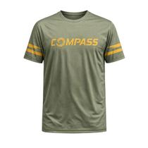 Camiseta Esportiva Compass Dry Verde Militar Cor:Verde MilitarTamanho:P Camiseta Esportiva Compass Dry Verde Militar Cor:Verde MilitarTamanho:P