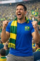 Camiseta Esportiva Dry Fit Premium com Bandeira Brasil Unisex Performance e Conforto Camiseta Esportiva Dry Fit Premium com Bandeira Brasil Unisex Performance e Conforto