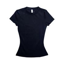 Camiseta Esportiva Feminina De Verão Manga Curta Gola Redonda Respirável Elástica Para Academia Yoga