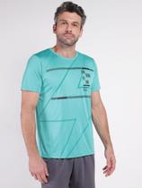 Camiseta Esportiva Masculina AZUL Camiseta Esportiva Masculina AZUL