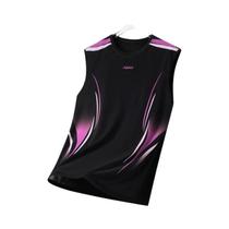 Camiseta Esportiva Masculina Leve Com Gradiente Sem Mangas Decote Redondo Verão Corrida Estilo Solto