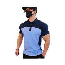 Camiseta Esportiva Slim Fit plus Size Masculina Para Academia, Corrida, Fitness, Casual, Polo, Golfe