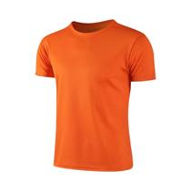 Camiseta Esportiva Unissex de Manga Curta - Secagem Rápida e Respirável para Academia, Fitness e Corrida