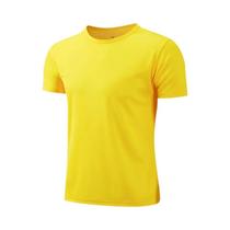 Camiseta Esportiva Unissex de Manga Curta - Secagem Rápida e Respirável para Academia, Fitness e Corrida