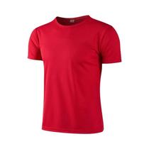 Camiseta Esportiva Unissex Respirável - Secagem Rápida, Manga Curta - Academia, Fitness e Corrida