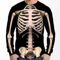 Camiseta Esqueleto Fantasia de Halloween - EStilo 66