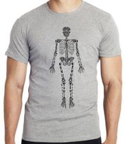 Camiseta Esqueleto humano Blusa criança infantil juvenil adulto camisa tamanhos Camiseta Esqueleto humano Blusa criança infantil juvenil adulto camisa tamanhos