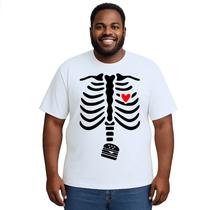 Camiseta Esqueleto Raio X Burguer Estampa Personalizada Camiseta Esqueleto Raio X Burguer Estampa Personalizada