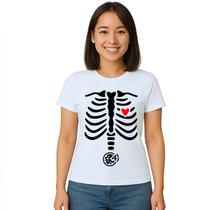 Camiseta Esqueleto Raio X Pizza Estampa Personalizada Camiseta Esqueleto Raio X Pizza Estampa Personalizada