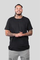 Camiseta Essencial Masculina 100% Algodão Manga Curta Preto Camiseta Essencial Masculina 100% Algodão Manga Curta Preto