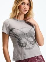 Camiseta Estamapada Cinza