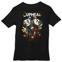 Camiseta Estampa Dtf Cuphead Retro Desenho Retrô/vintage Camiseta Estampa Dtf Cuphead Retro Desenho Retrô/vintage