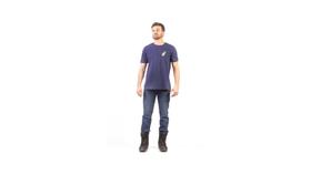 Camiseta Estampa Granada (Azul Borrão)