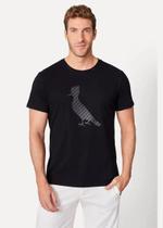 Camiseta Estampa Pica Pau Stroke Preto Reserva Preto P Camiseta Estampa Pica Pau Stroke Preto Reserva Preto P