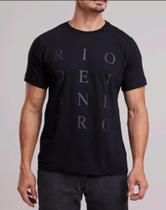 Camiseta estampa rio preto masculina