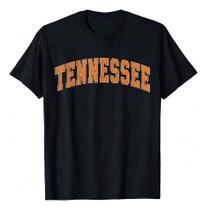 Camiseta Estampa Tennessee Masculino Universitário Algodão Camiseta Estampa Tennessee Masculino Universitário Algodão