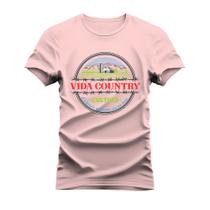 Camiseta Estampada 100% Algodão Unissex T-shirt Confortável Cultivo