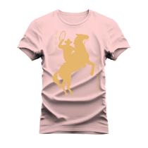 Camiseta Estampada 100% Algodão Unissex T-shirt Confortável Peão