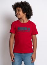 Camiseta Estampada Aleatory Infantil Riper Vermelha