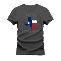 Camiseta Estampada Algodão Confortável T-Shirt Made In Texas - Vida Country