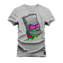 Camiseta Estampada Algodão Premium Confortável Bartson Lingua