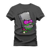 Camiseta Estampada Algodão Premium Confortável Bartson Lingua