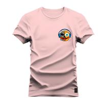 Camiseta Estampada Algodão Premium Confortável Emoji Fone Peito - Nexstar