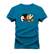 Camiseta Estampada Algodão Premium Confortável Fuck Style