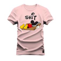 Camiseta Estampada Algodão Premium Confortável Shit