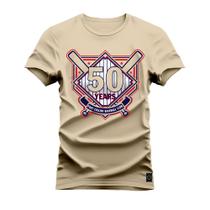 Camiseta Estampada Algodão Premium Confortável years Cent